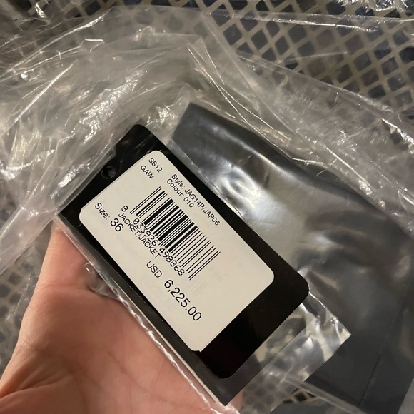 GIORGIO ARMANI LEATHER FITTED JACKET - Picture 7 of 8